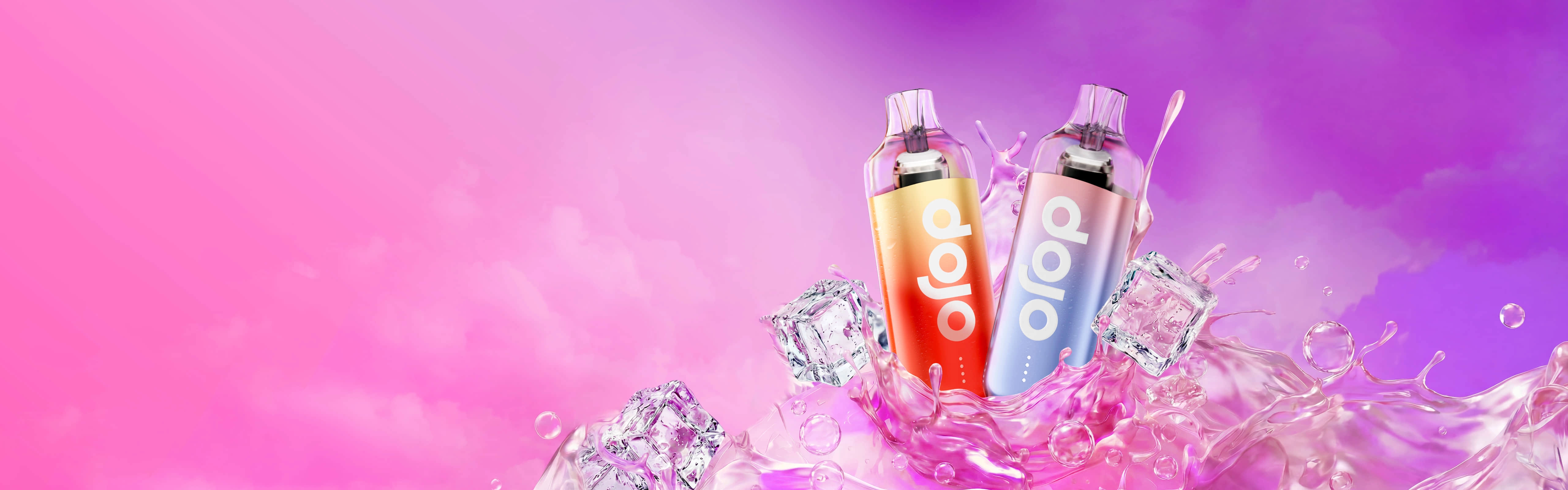 DOJO BLAST10K homepage banner with the message Blast Your Palate, Not Your Pocket and new flavours announcement